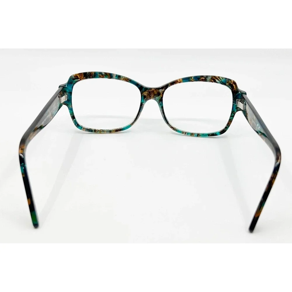 Kirkland Signature Eyeglasses Womens Teal Tortoise Alium 52-16-138